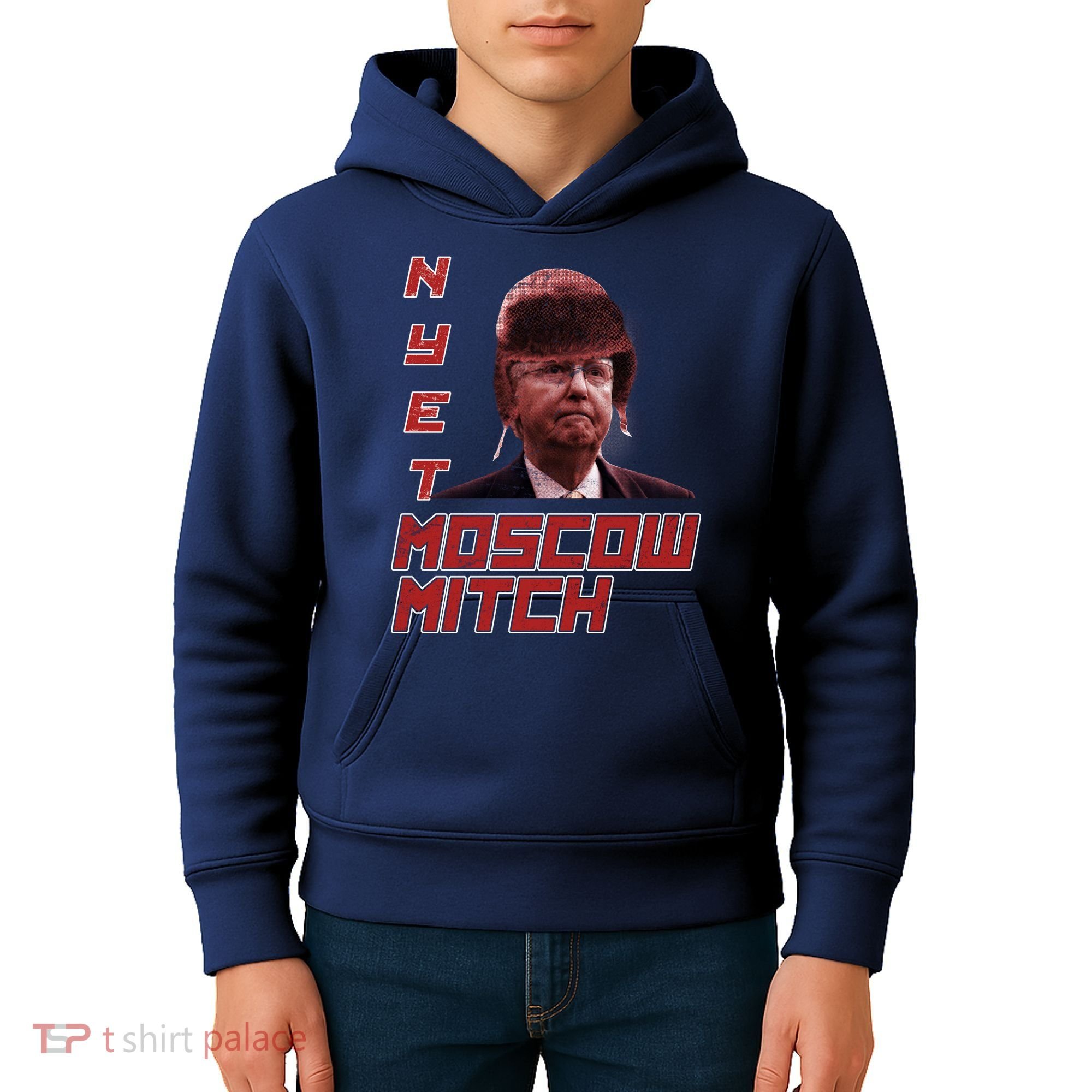 Moscow Mitch McConnell Nyet Kids Hoodie