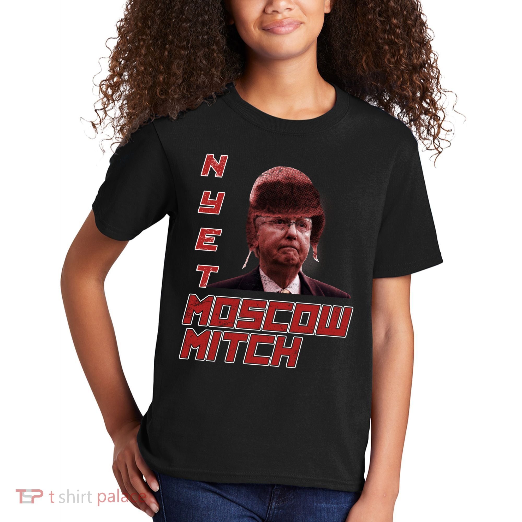 Moscow Mitch McConnell Nyet Kids T-Shirt
