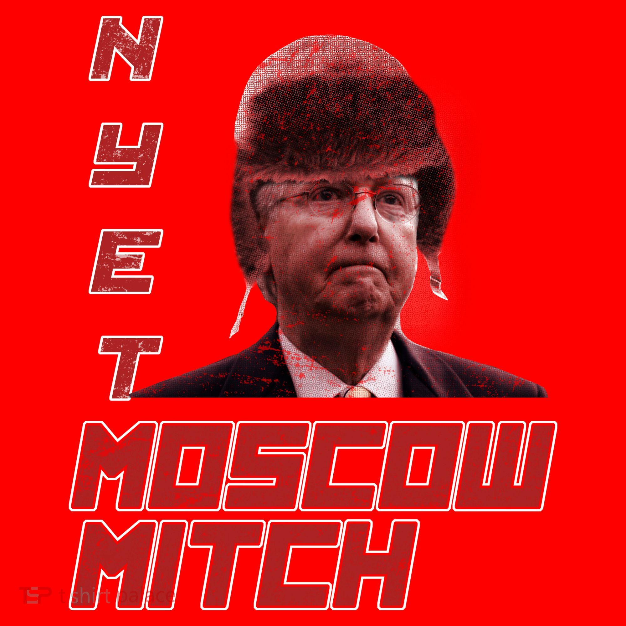 Moscow Mitch McConnell Nyet Santa Hat