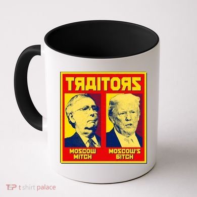 Moscow Mitch Moscow's Bitch Mitch Trump Traitors Coffee Mug