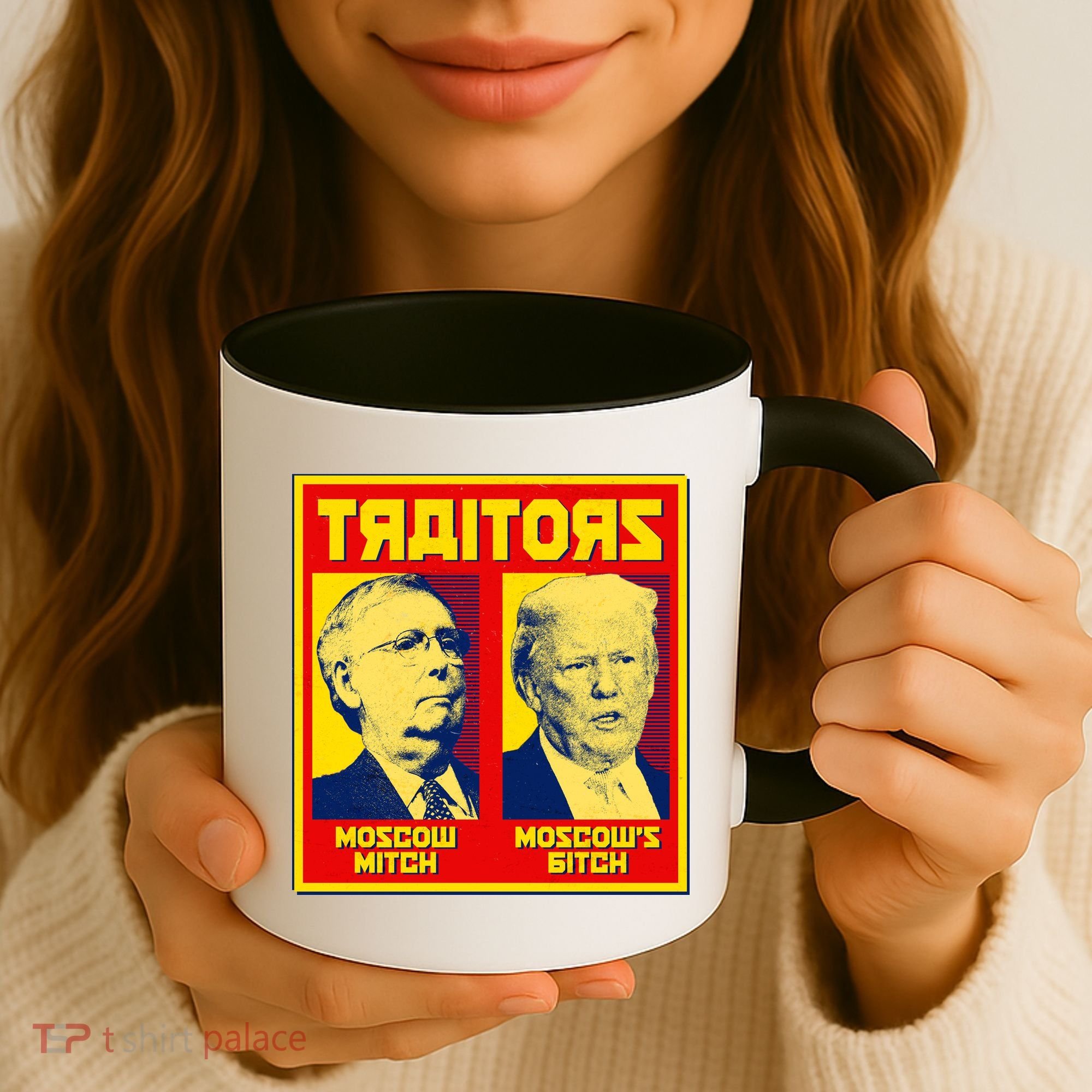Moscow Mitch Moscow's Bitch Mitch Trump Traitors Coffee Mug