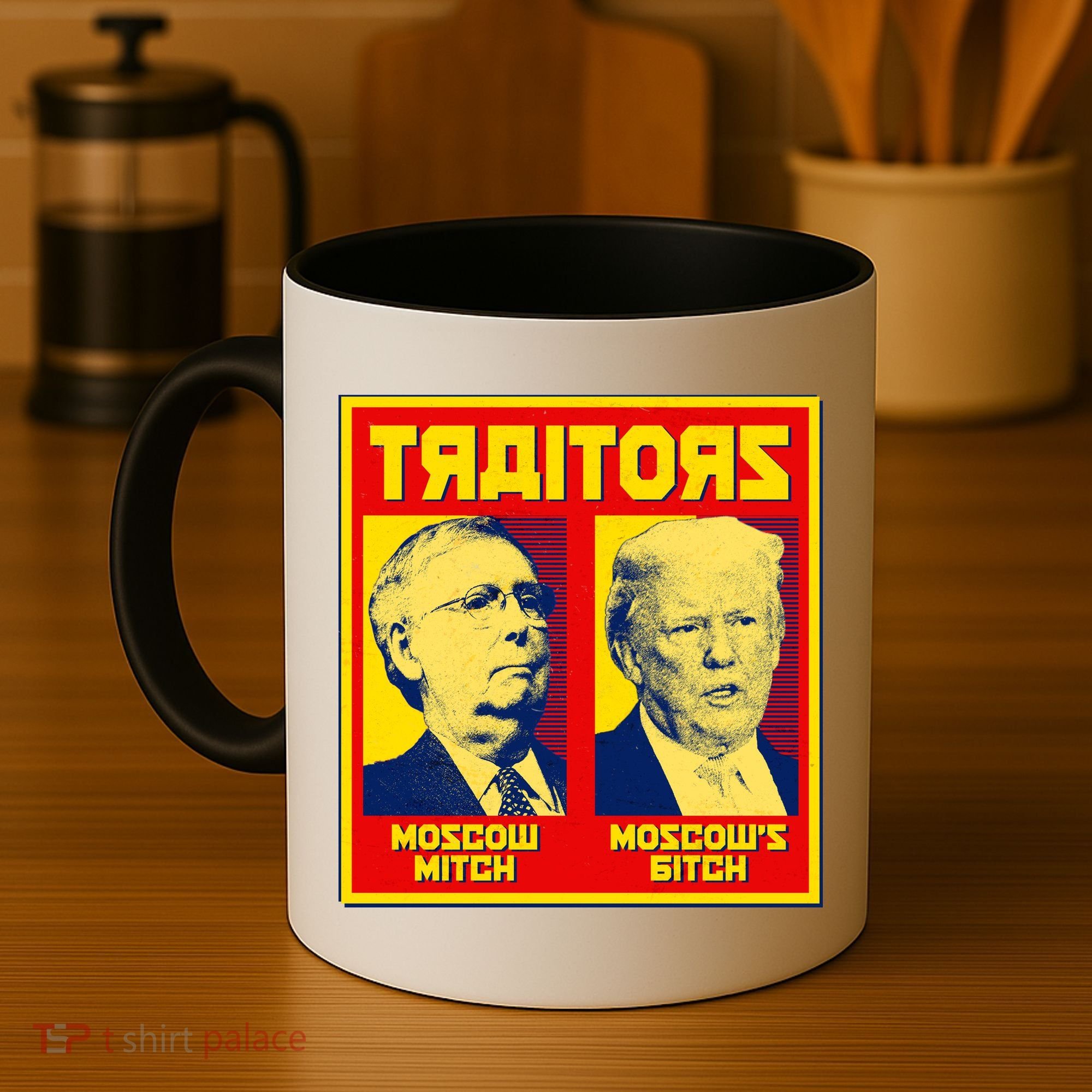 Moscow Mitch Moscow's Bitch Mitch Trump Traitors Coffee Mug