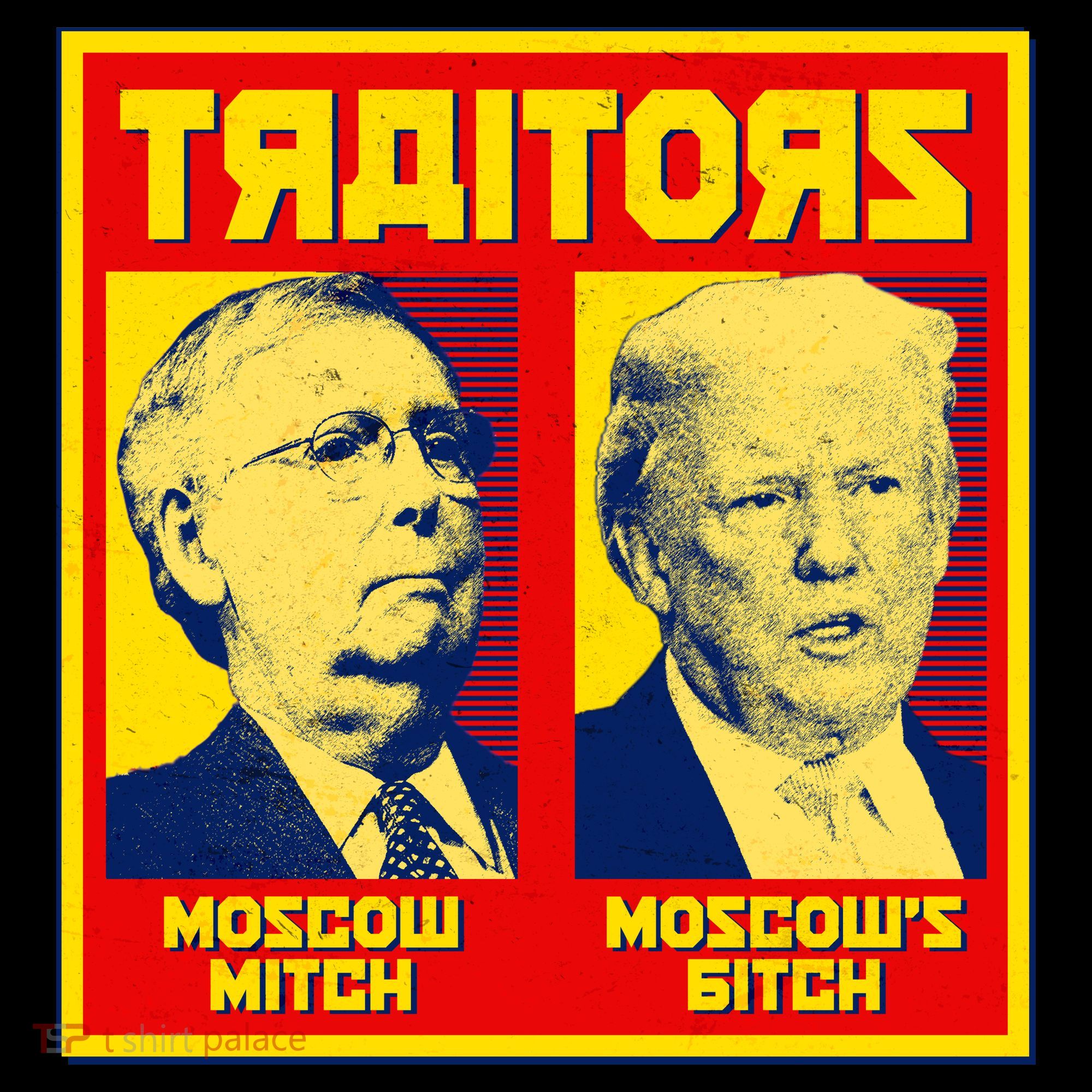 Moscow Mitch Moscow's Bitch Mitch Trump Traitors Ornament