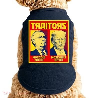 Moscow Mitch Moscow's Bitch Mitch Trump Traitors Doggie Tank