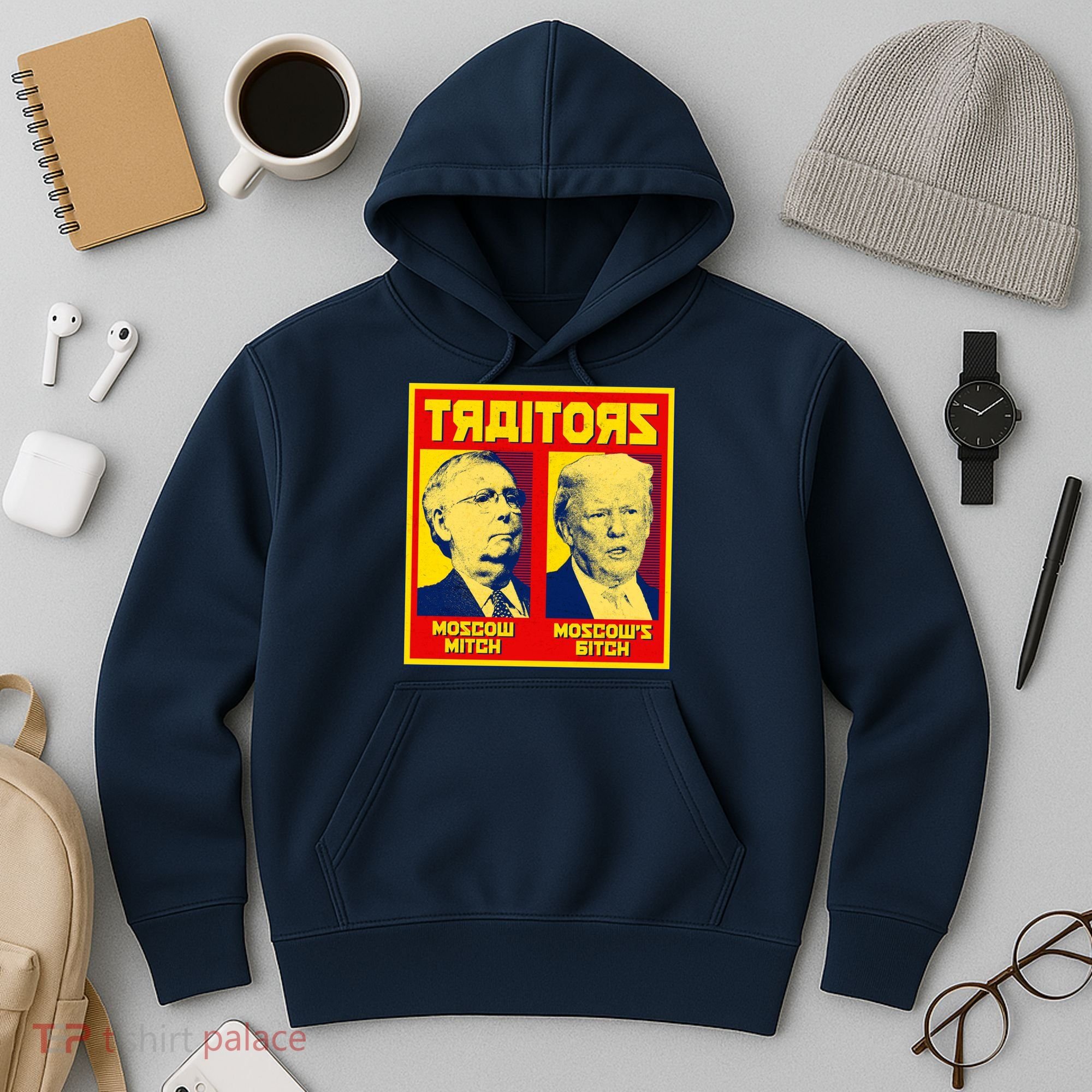 Moscow Mitch Moscow's Bitch Mitch Trump Traitors Hoodie