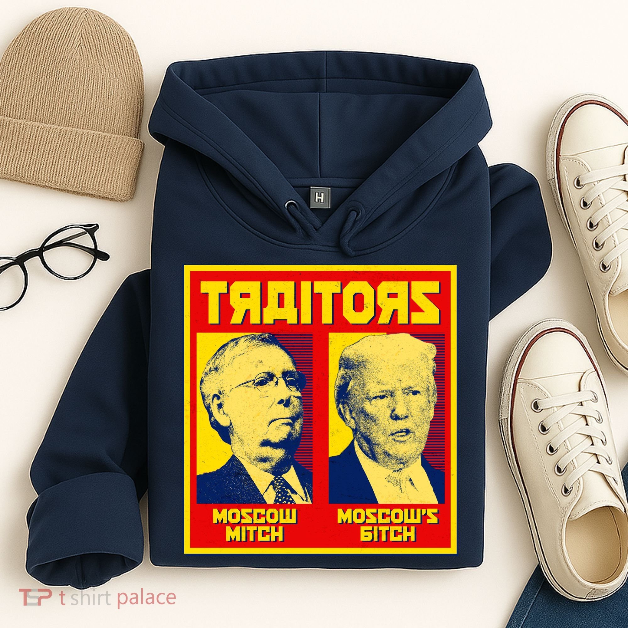 Moscow Mitch Moscow's Bitch Mitch Trump Traitors Hoodie