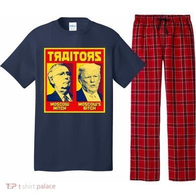 Moscow Mitch Moscow's Bitch Mitch Trump Traitors Pajama Set