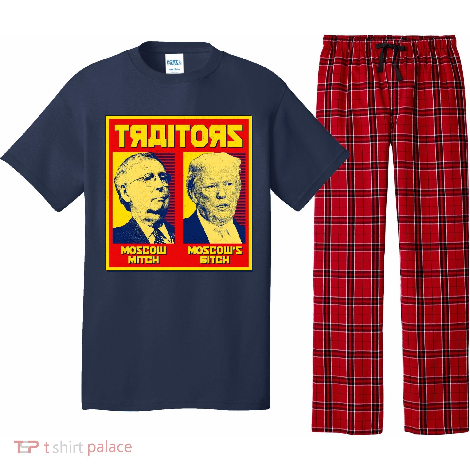 Moscow Mitch Moscow's Bitch Mitch Trump Traitors Pajama Set
