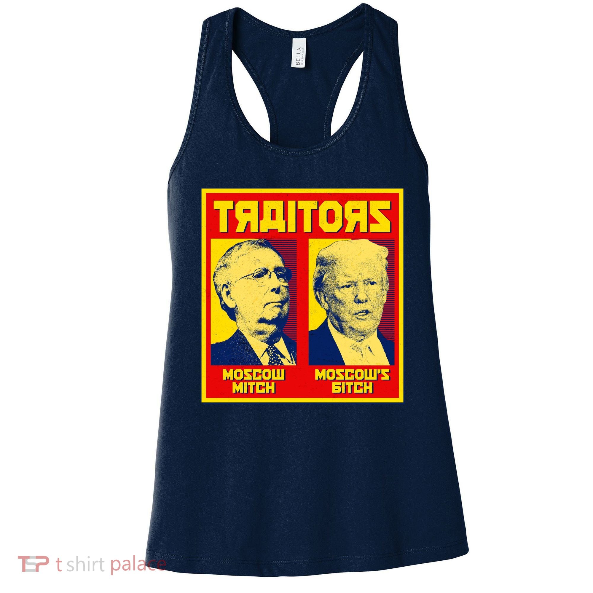 Moscow Mitch Moscow's Bitch Mitch Trump Traitors Women's Tank Top