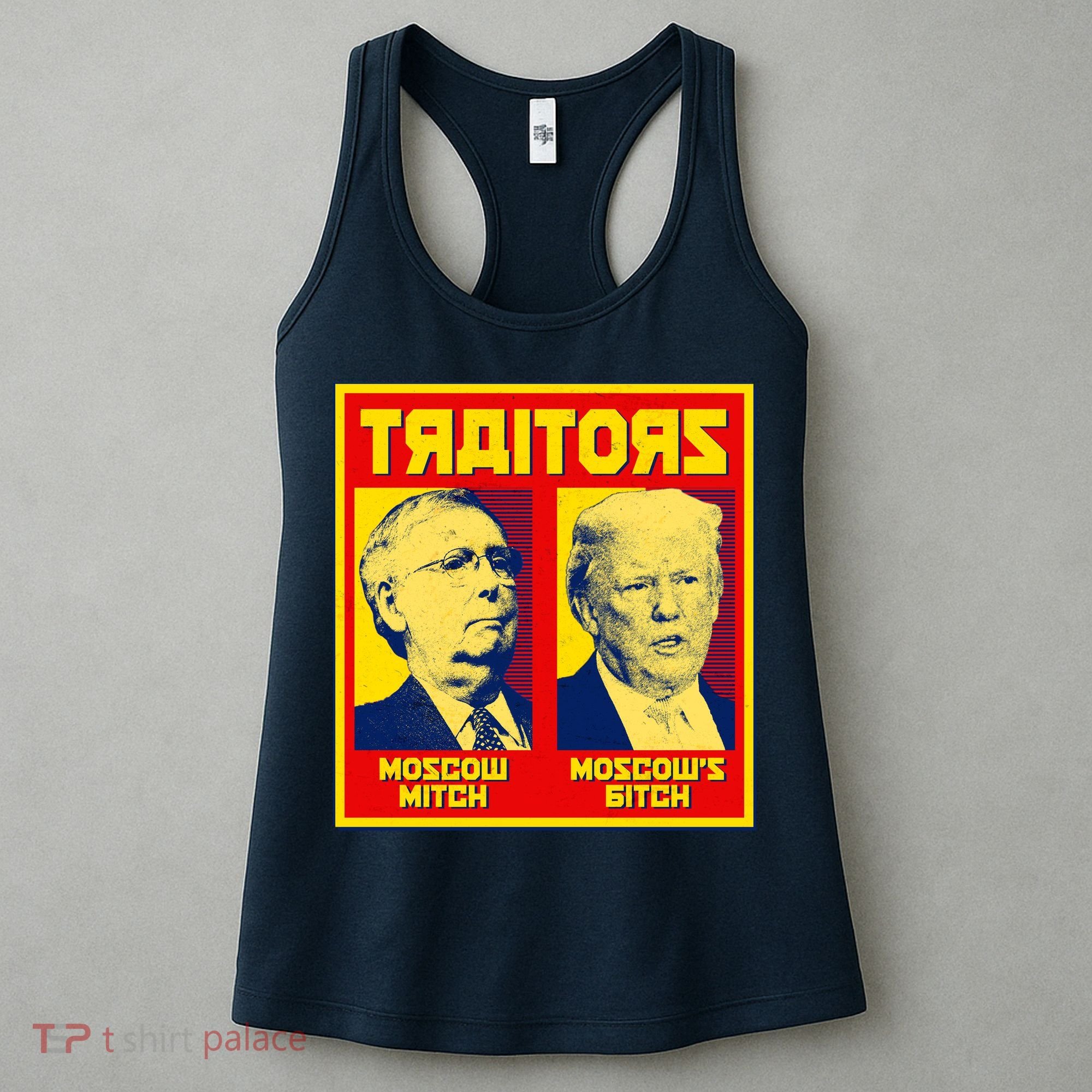 Moscow Mitch Moscow's Bitch Mitch Trump Traitors Women's Tank Top