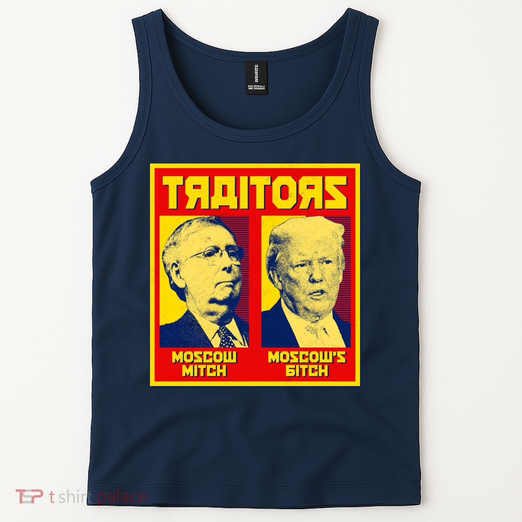 Moscow Mitch Moscow's Bitch Mitch Trump Traitors Tank Top