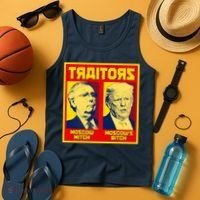 Moscow Mitch Moscow's Bitch Mitch Trump Traitors Tank Top thumb 4