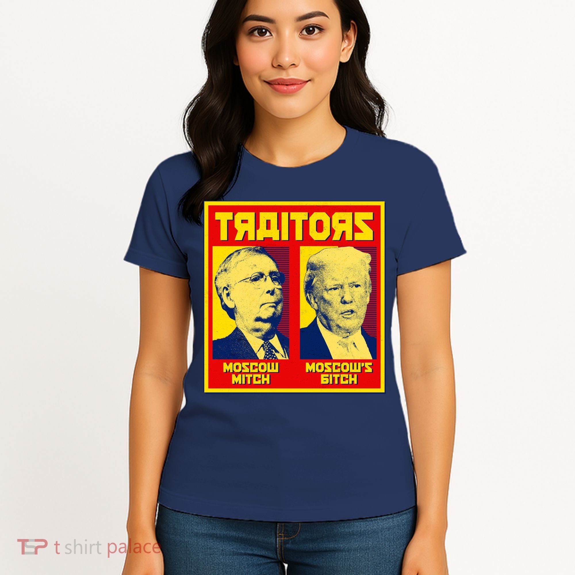 Moscow Mitch Moscow's Bitch Mitch Trump Traitors Women's T-Shirt