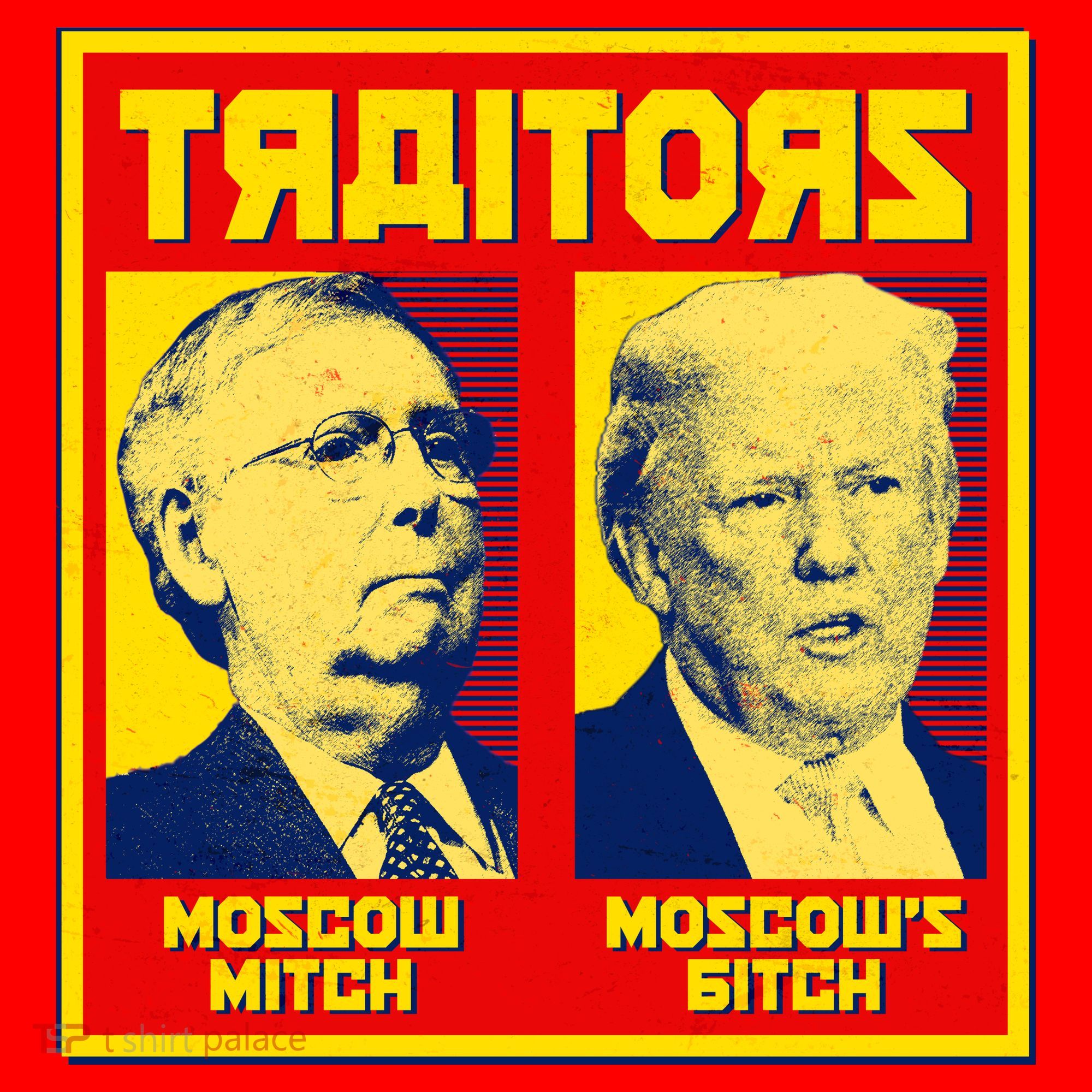 Moscow Mitch Moscow's Bitch Mitch Trump Traitors Santa Hat