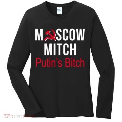 Moscow Mitch Putin's Bitch Women's Long Sleeve Shirt