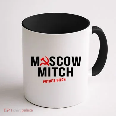Moscow Mitch Putins Puppet Coffee Mug back