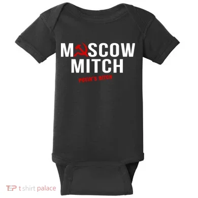 Moscow Mitch Putins Puppet Baby Bodysuit