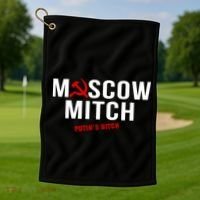 Moscow Mitch Putins Puppet Golf Towel thumb 1