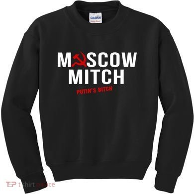 Moscow Mitch Putins Puppet Kids Sweatshirt
