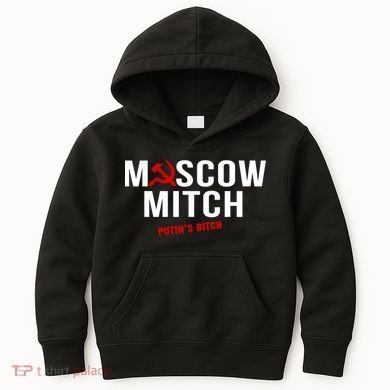 Moscow Mitch Putins Puppet Kids Hoodie