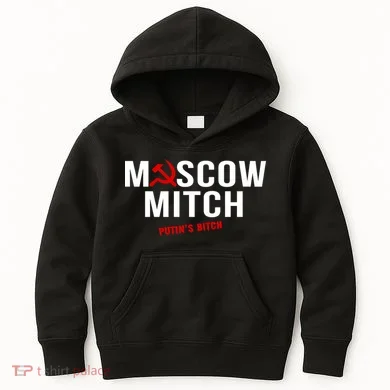 Moscow Mitch Putins Puppet Kids Hoodie