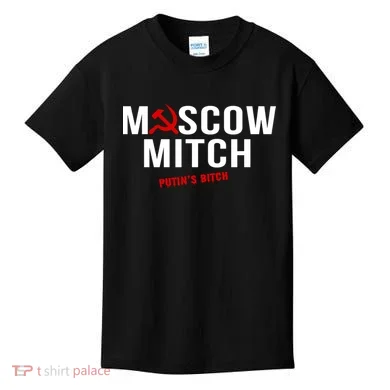 Moscow Mitch Putins Puppet Kids T-Shirt