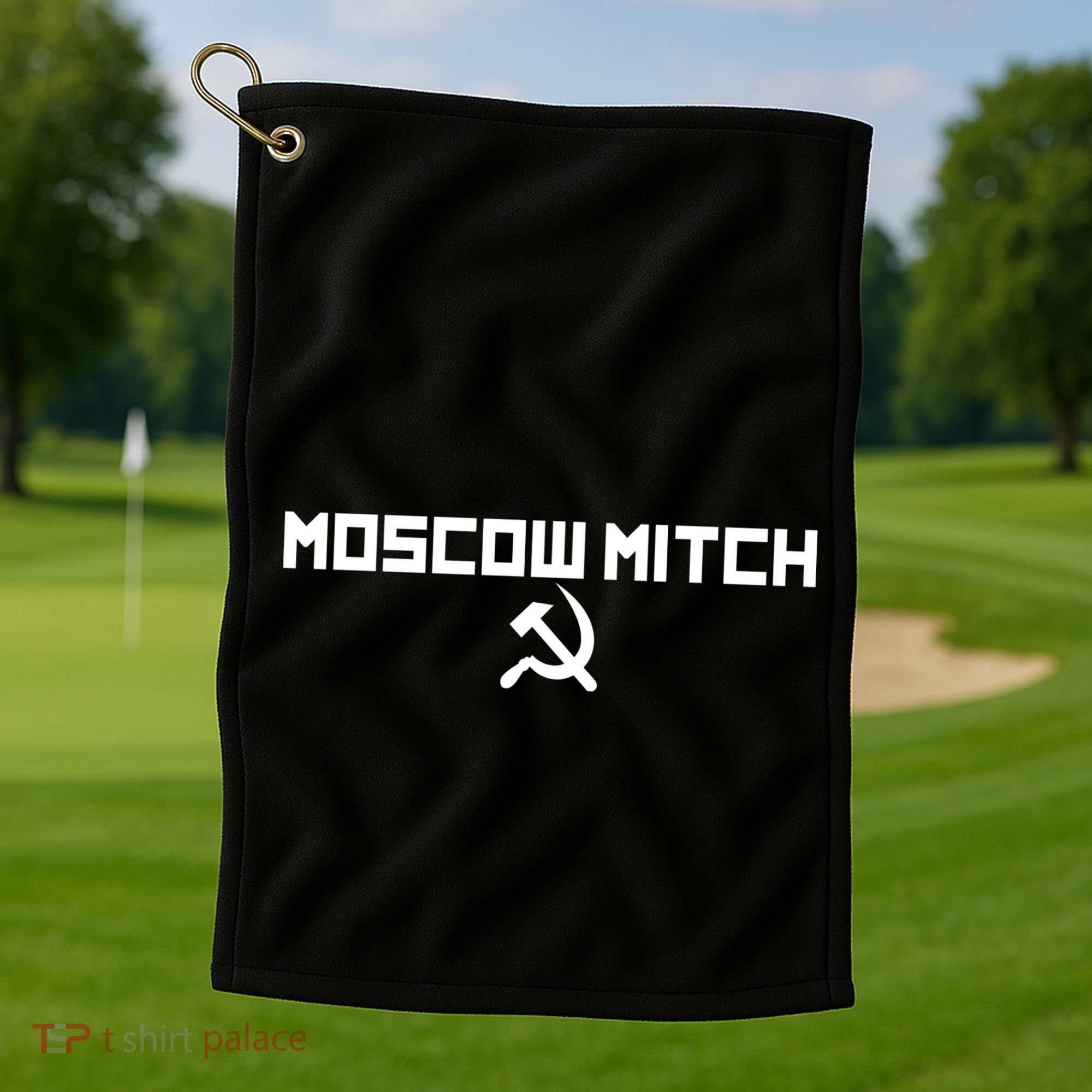 Moscow Mitch Russia Golf Towel