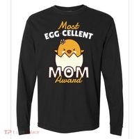 Most Eggcellent Mom Award Comfort Colors Heavyweight Long Sleeve T-Shirt thumb 0