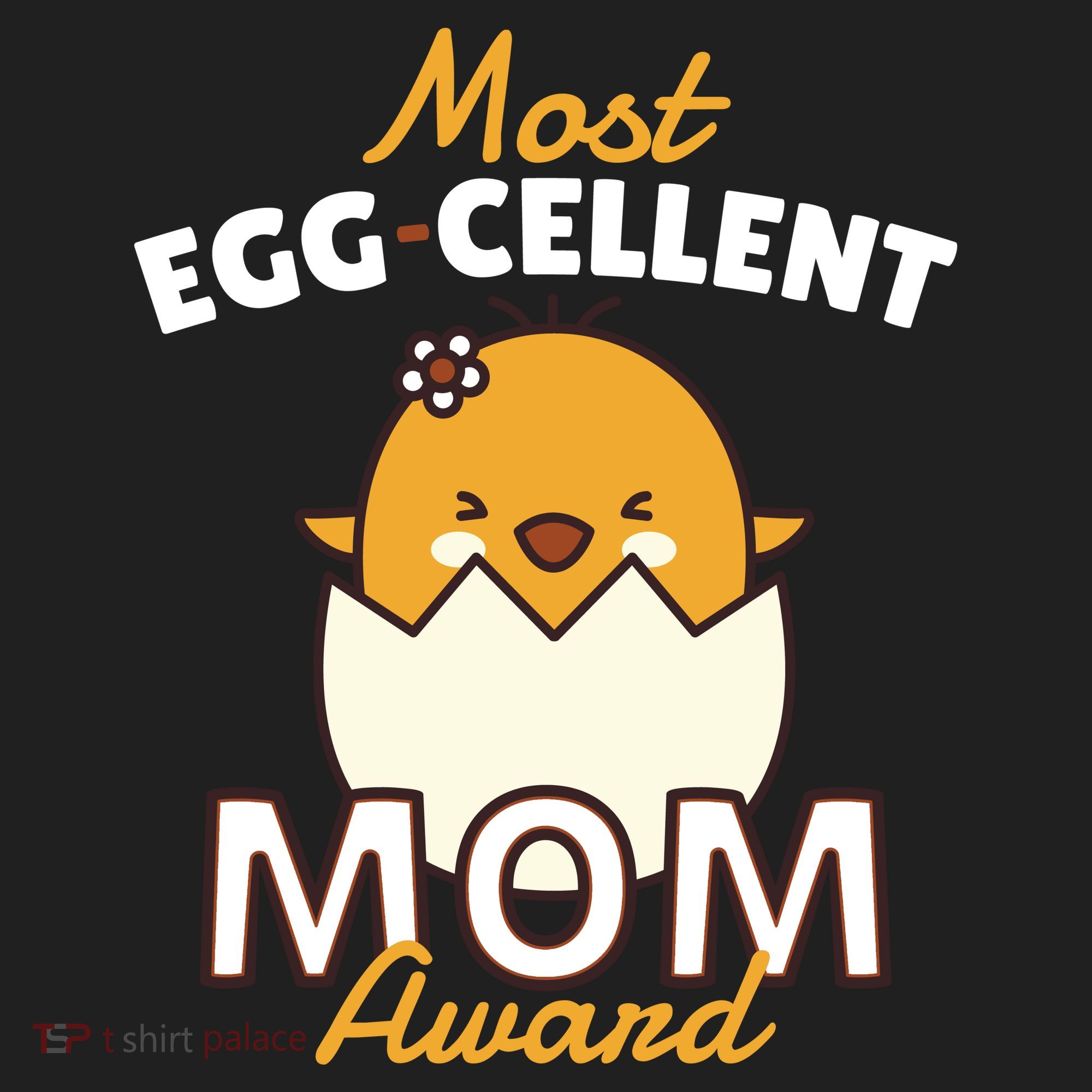 Most Eggcellent Mom Award Comfort Colors Heavyweight Long Sleeve T-Shirt