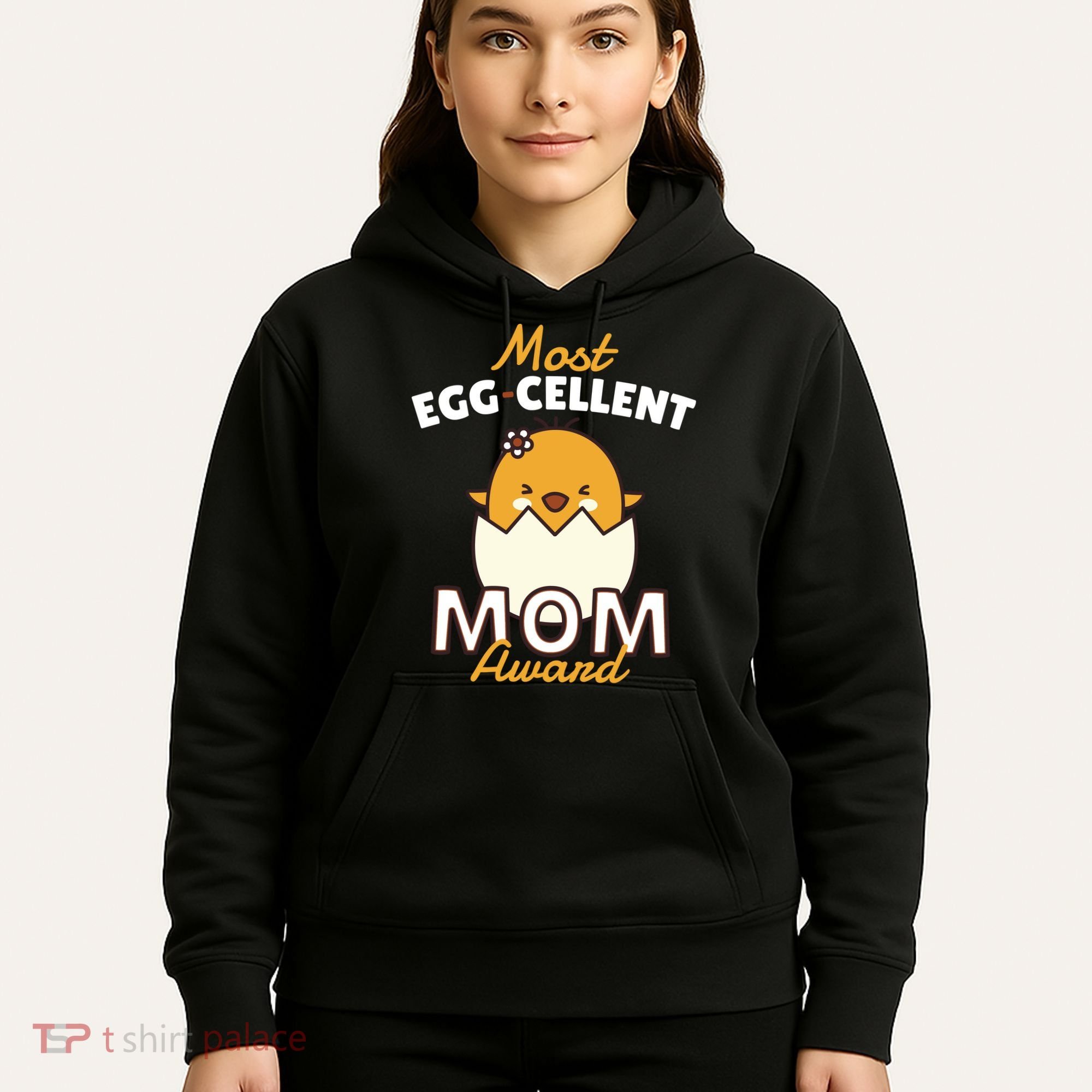 Most Eggcellent Mom Award Hoodie