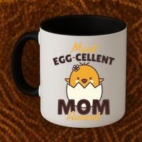 Most Eggcellent Mom Award Coffee Mug thumb 2