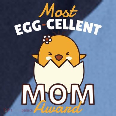 Most Eggcellent Mom Award Raglan Baseball Sleeve Shirt