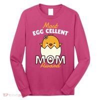 Most Eggcellent Mom Award Long Sleeve Shirt thumb 0