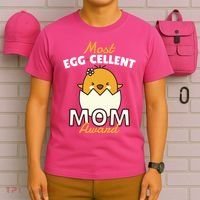 Most Eggcellent Mom Award T-Shirt thumb 6