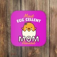 Most Eggcellent Mom Award Coaster thumb 0