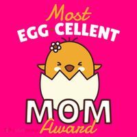 Most Eggcellent Mom Award Coaster thumb 2