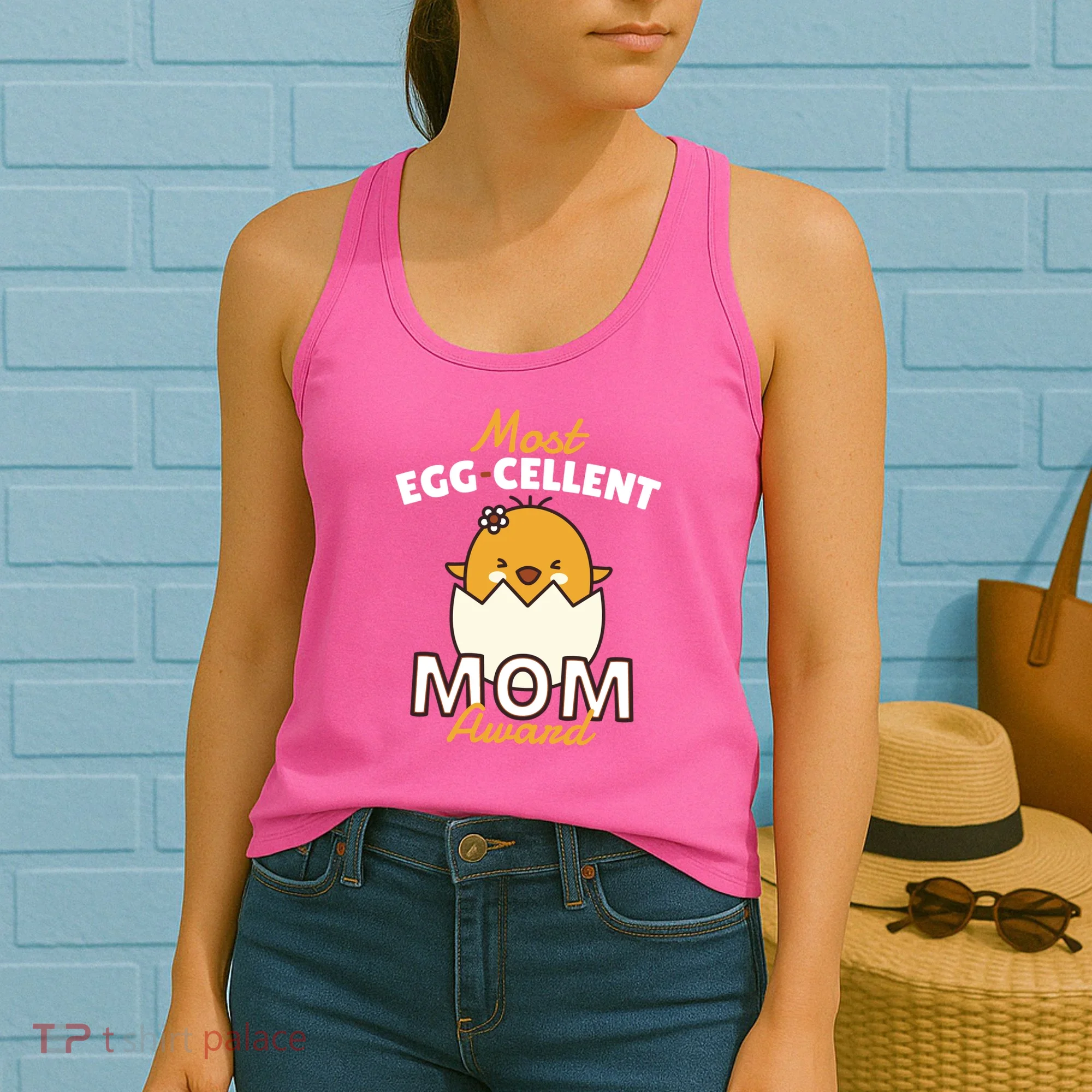 Most Eggcellent Mom Award Women's Tank Top
