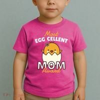 Most Eggcellent Mom Award Toddler T-Shirt thumb 2