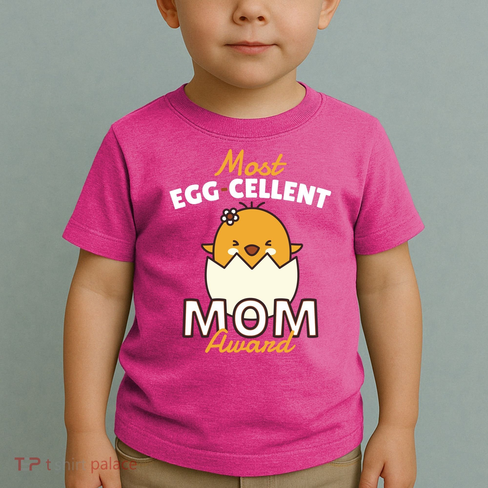 Most Eggcellent Mom Award Toddler T-Shirt