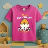 Most Eggcellent Mom Award Toddler T-Shirt thumb 3