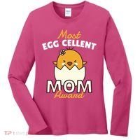 Most Eggcellent Mom Award Women's Long Sleeve Shirt thumb 0