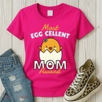 Most Eggcellent Mom Award Women's T-Shirt thumb 3