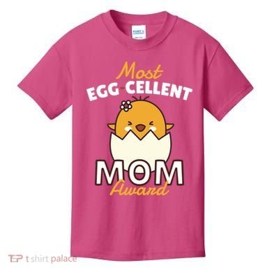 Most Eggcellent Mom Award Kids T-Shirt
