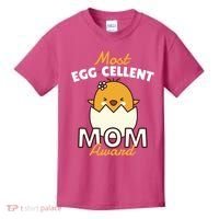 Most Eggcellent Mom Award Kids T-Shirt thumb 0