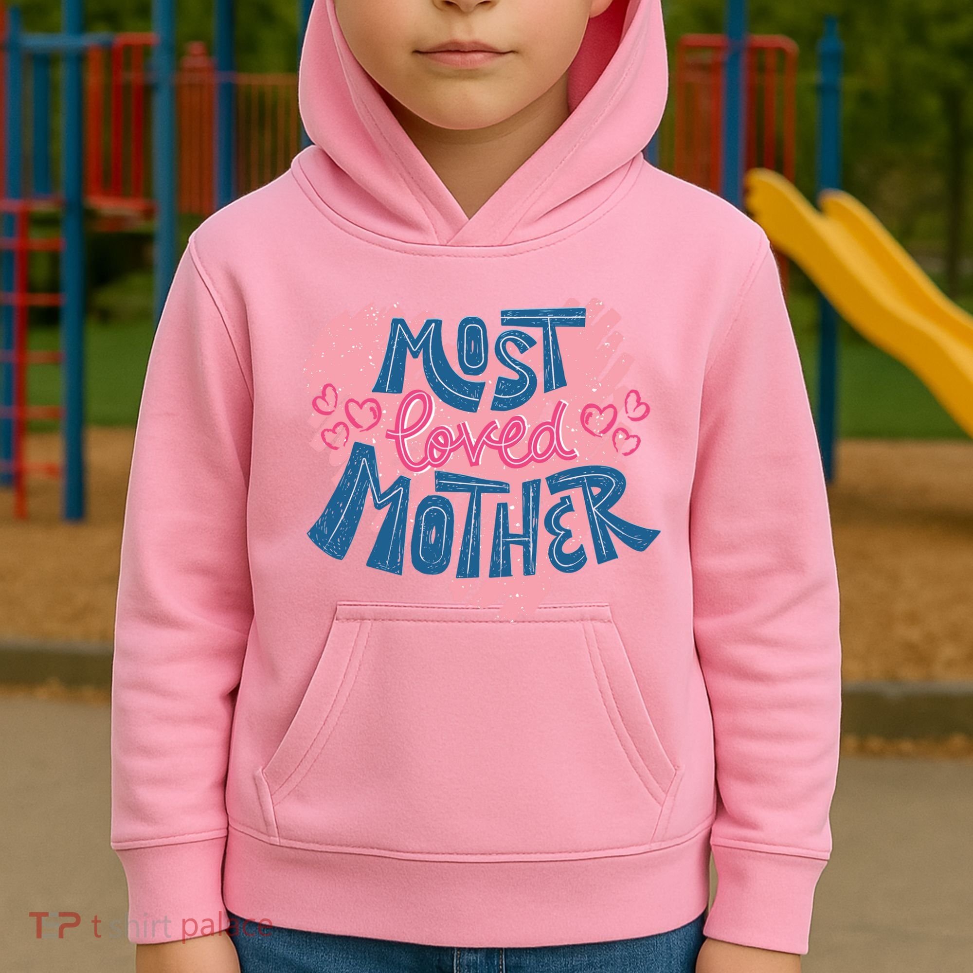 Most Loved Mother Kids Hoodie