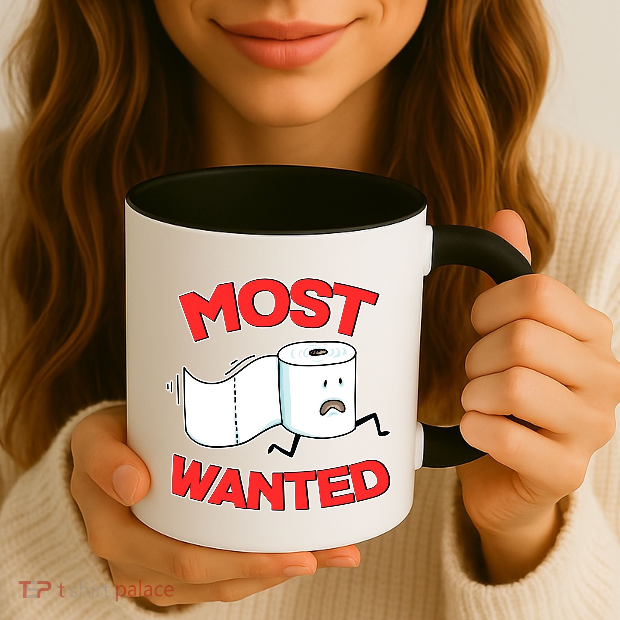 Most Wanted Toilet Paper Coffee Mug