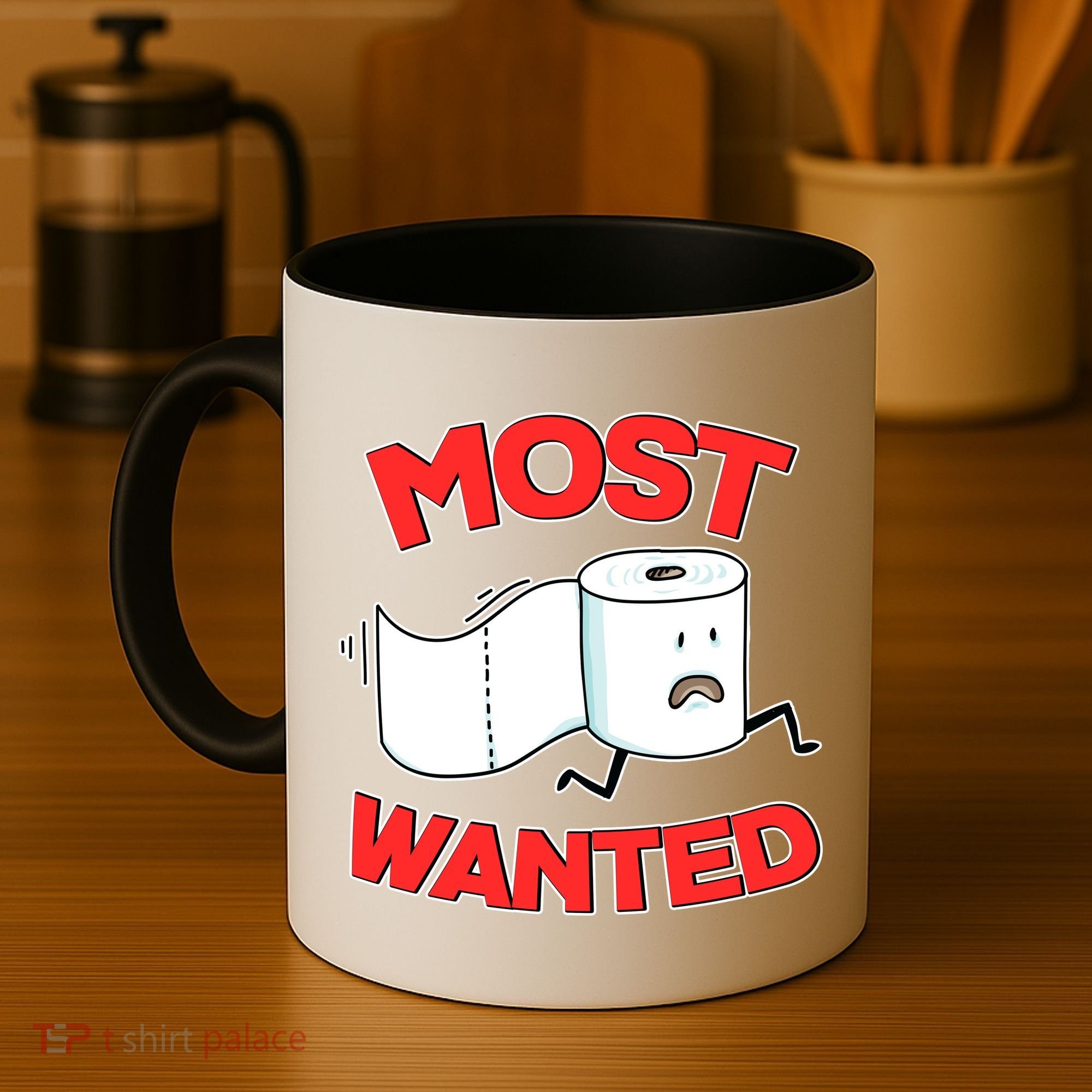 Most Wanted Toilet Paper Coffee Mug