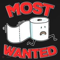 Most Wanted Toilet Paper Ornament thumb 1