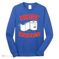 Most Wanted Toilet Paper Long Sleeve Shirt thumb 0