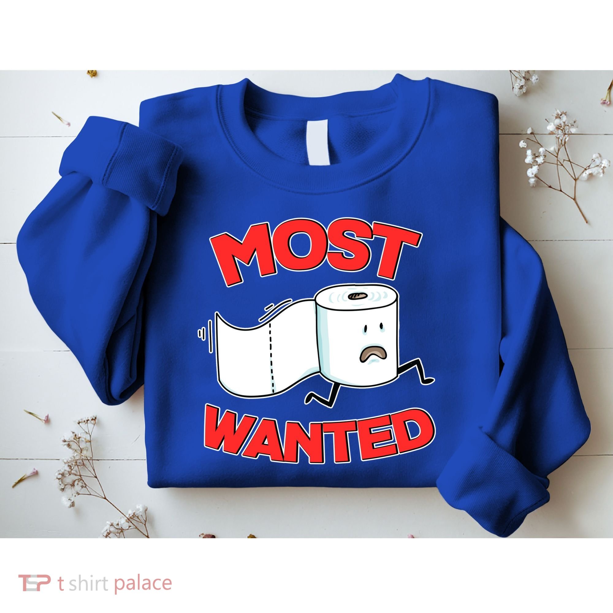 Most Wanted Toilet Paper Sweatshirt